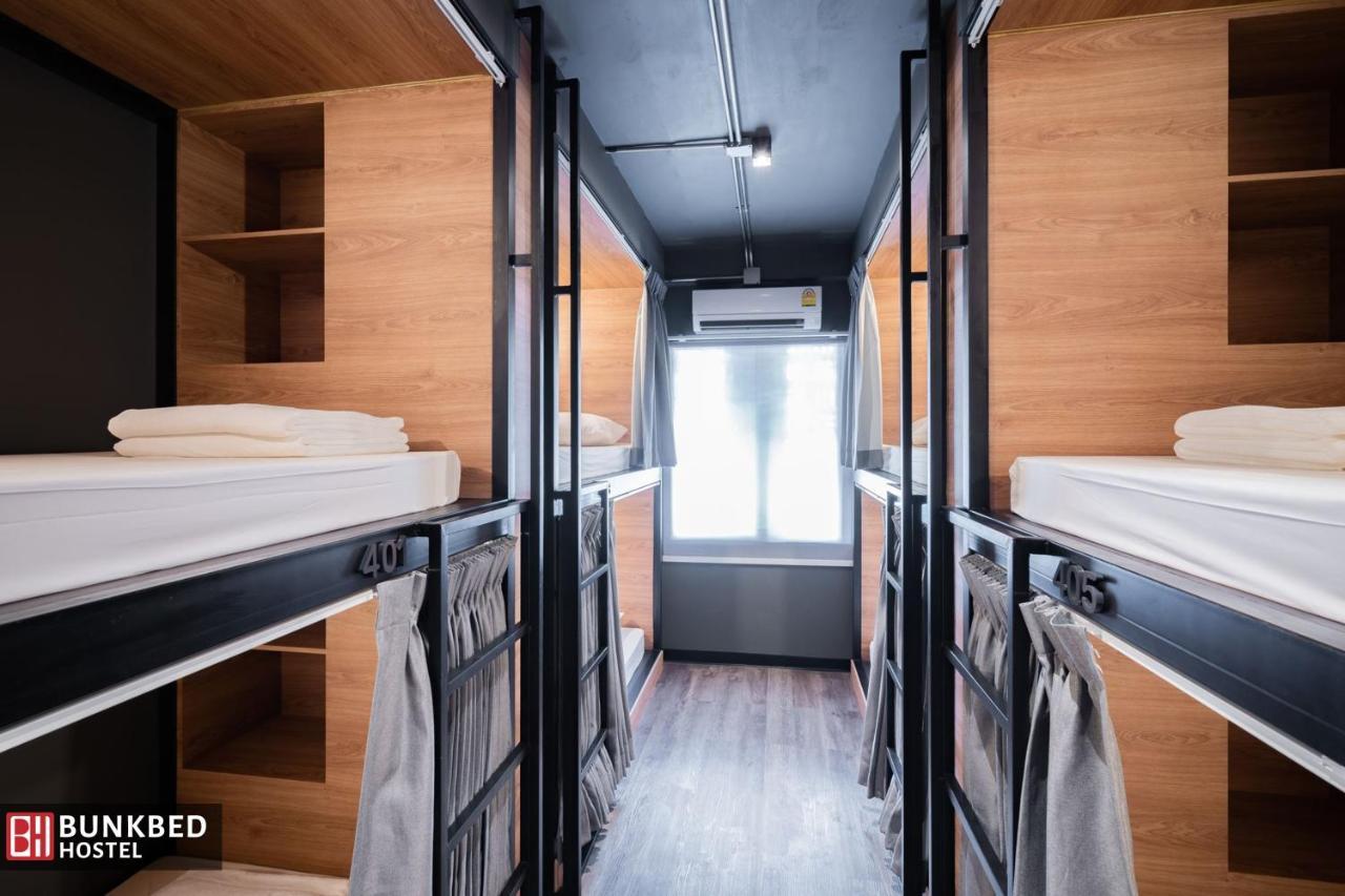 Bunkbed Hostel Makkasan Bagian luar foto