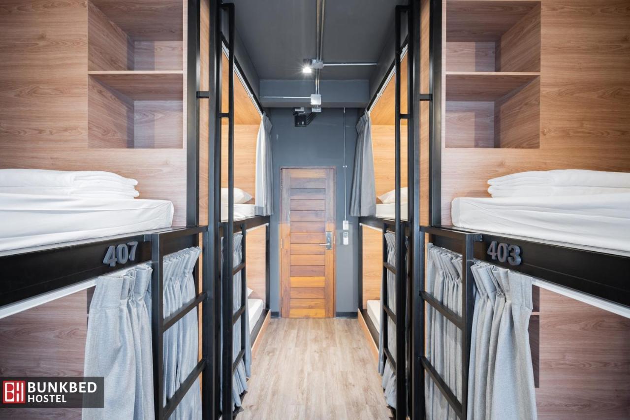 Bunkbed Hostel Makkasan Bagian luar foto